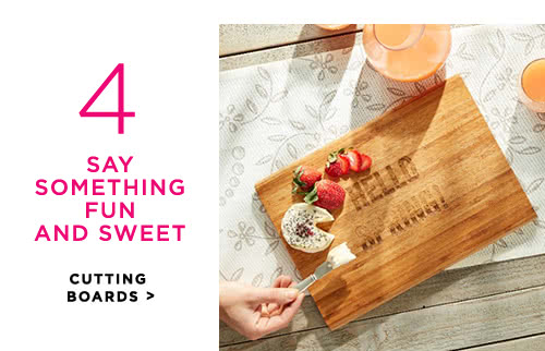 4 SAY SOMETHING FUN AND SWEET - CUTTING BOARDS