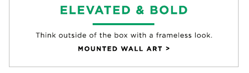 MOUNTED WALL ART