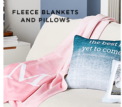 FLEECE BLANKETS AND PILLOWS