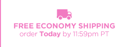 FREE ECONOMY SHIPPING order Today by 11:59pm PT