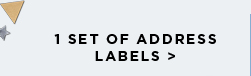 1 SET OF ADDRESS LABELS