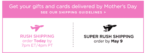 SEE OUR SHIPPING GUIDELINES