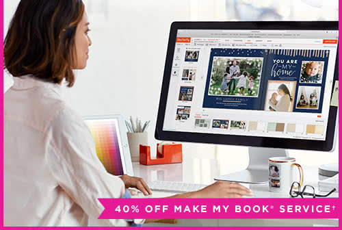 40% Off Make My Book® Service†