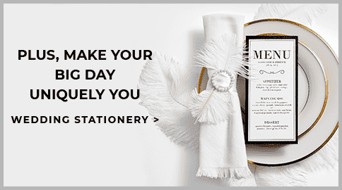 PLUS, MAKE YOUR BIG DAY UNIQUELY YOU - WEDDING STATIONERY