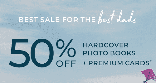 50% OFF HARDCOVER PHOTO BOOKS + PREMIUM CARDS