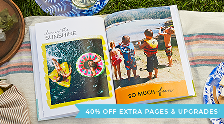 40% OFF EXTRA PAGES & UPGRADES†