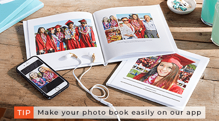 TIP - Make your photo book easily on our app