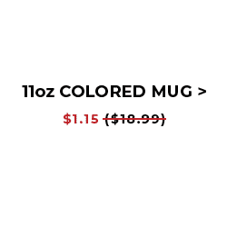 11oz COLORED MUG