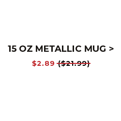 15oz METALLIC MUG