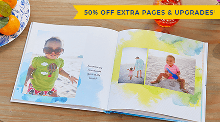 50% OFF EXTRA PAGES & UPGRADES†