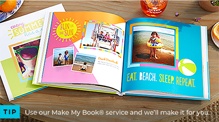 USE OUR MAKE MY BOOK® SERVICE AND WE'LL MAKE IT FOR YOU