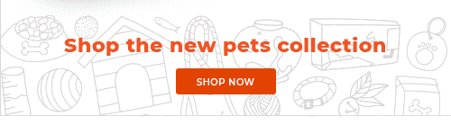 SHOP THE NEW PETS COLLECTION. SHOP NOW.