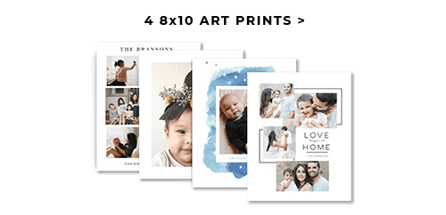 4 8x10 ART PRINTS