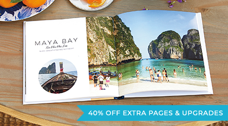 40% OFF EXTRA PAGES & UPGRADES