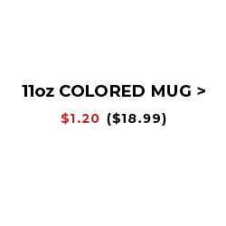 11oz COLORED MUG