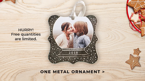 One Metal Ornament