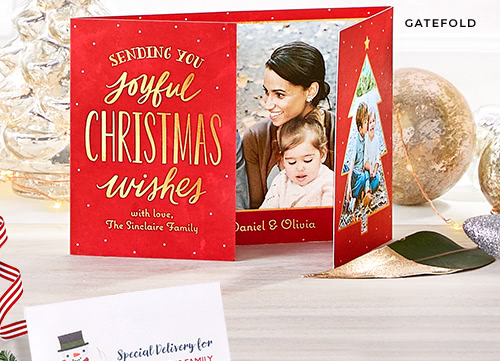 Gatefold Holiday Cards