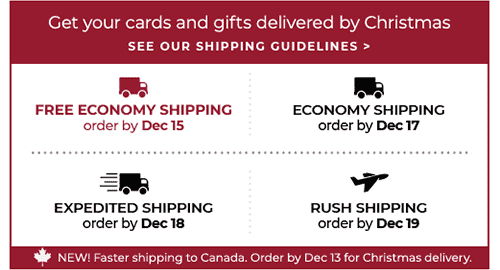 SEE OUR SHIPPING GUIDELINES