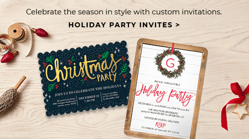 HOLIDAY PARTY INVITES