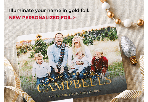 NEW PERSONALIZED FOIL