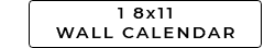 1 8X11 WALL CALENDAR