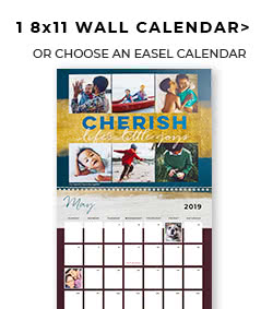 1 8X11 Wall Calendar