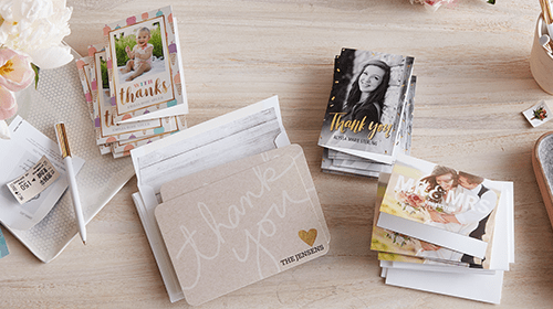 HOLIDAY THANK YOU CARDS