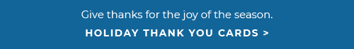 HOLIDAY THANK YOU CARDS
