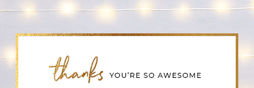 Thanks.  You're so awesome.