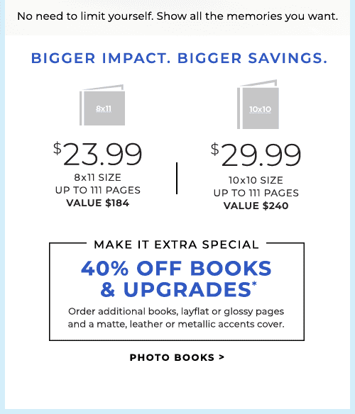 PHOTO BOOKS