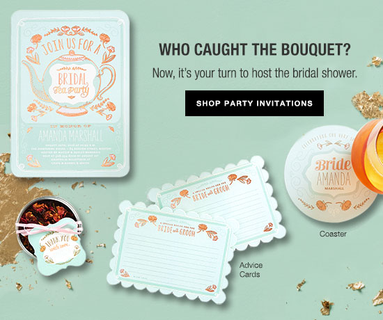 Shop Party Invitations