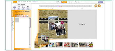 Drag and Drop Images into Pages
