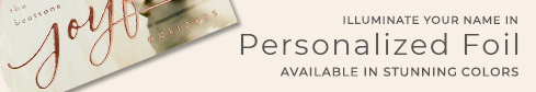 Personalized Foil banner
